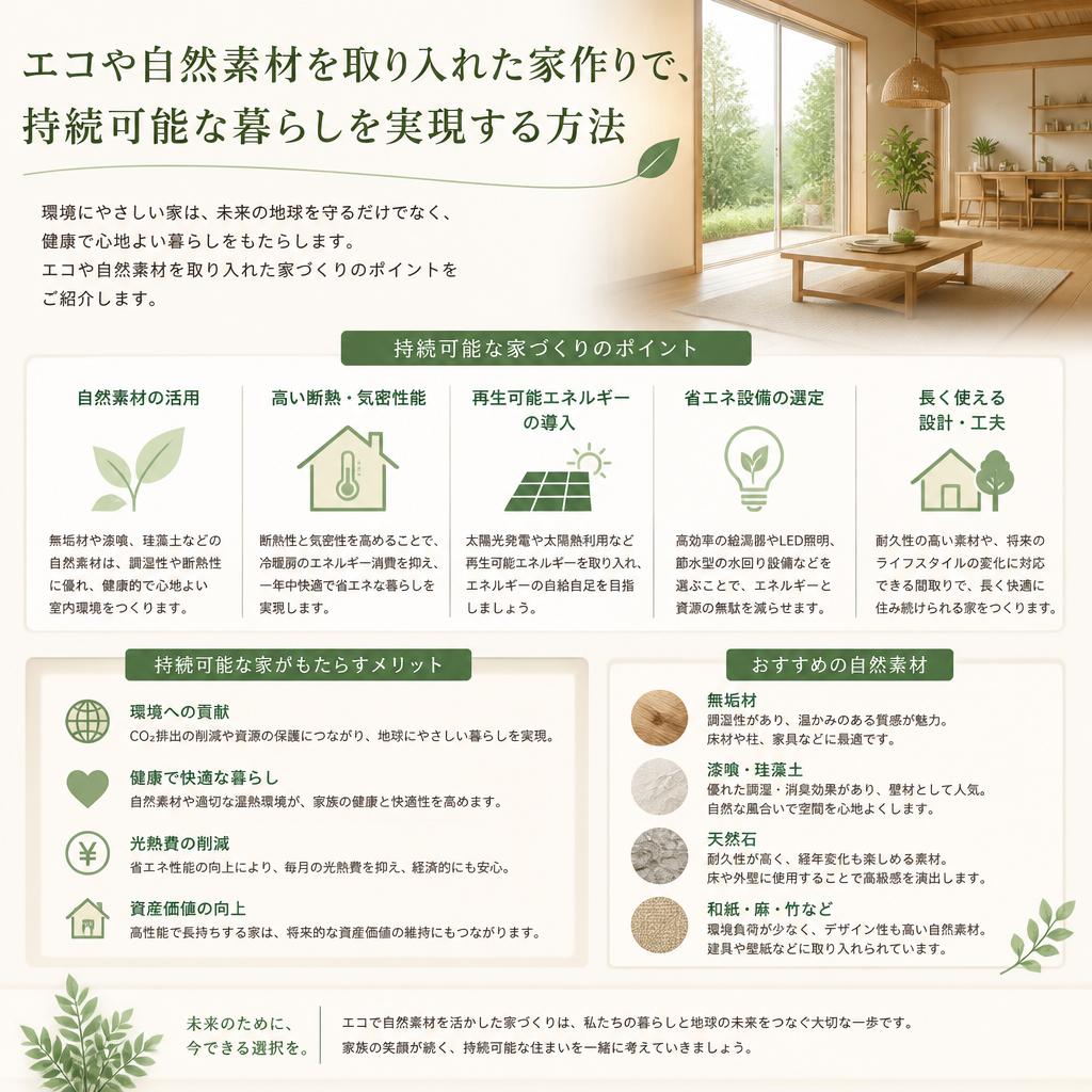 サステナブルな暮らしの実現