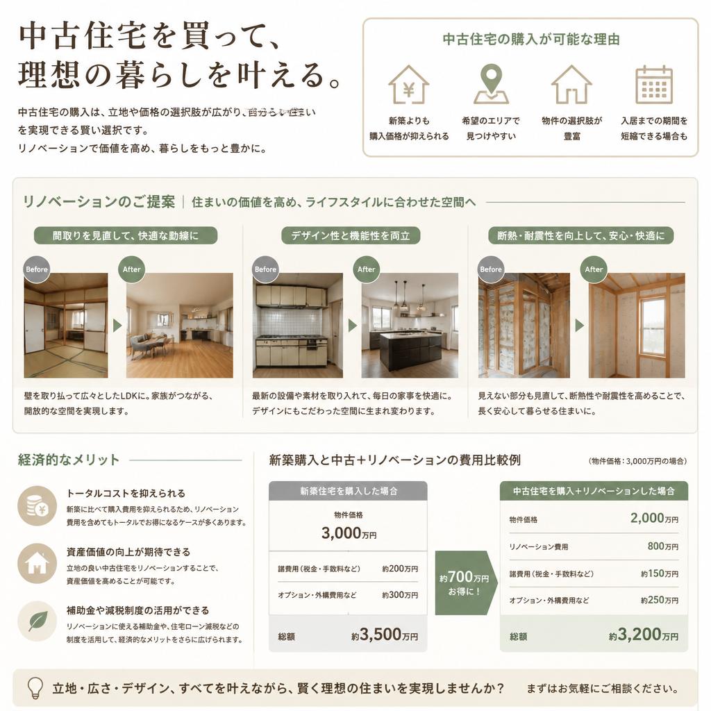 中古住宅の選択肢