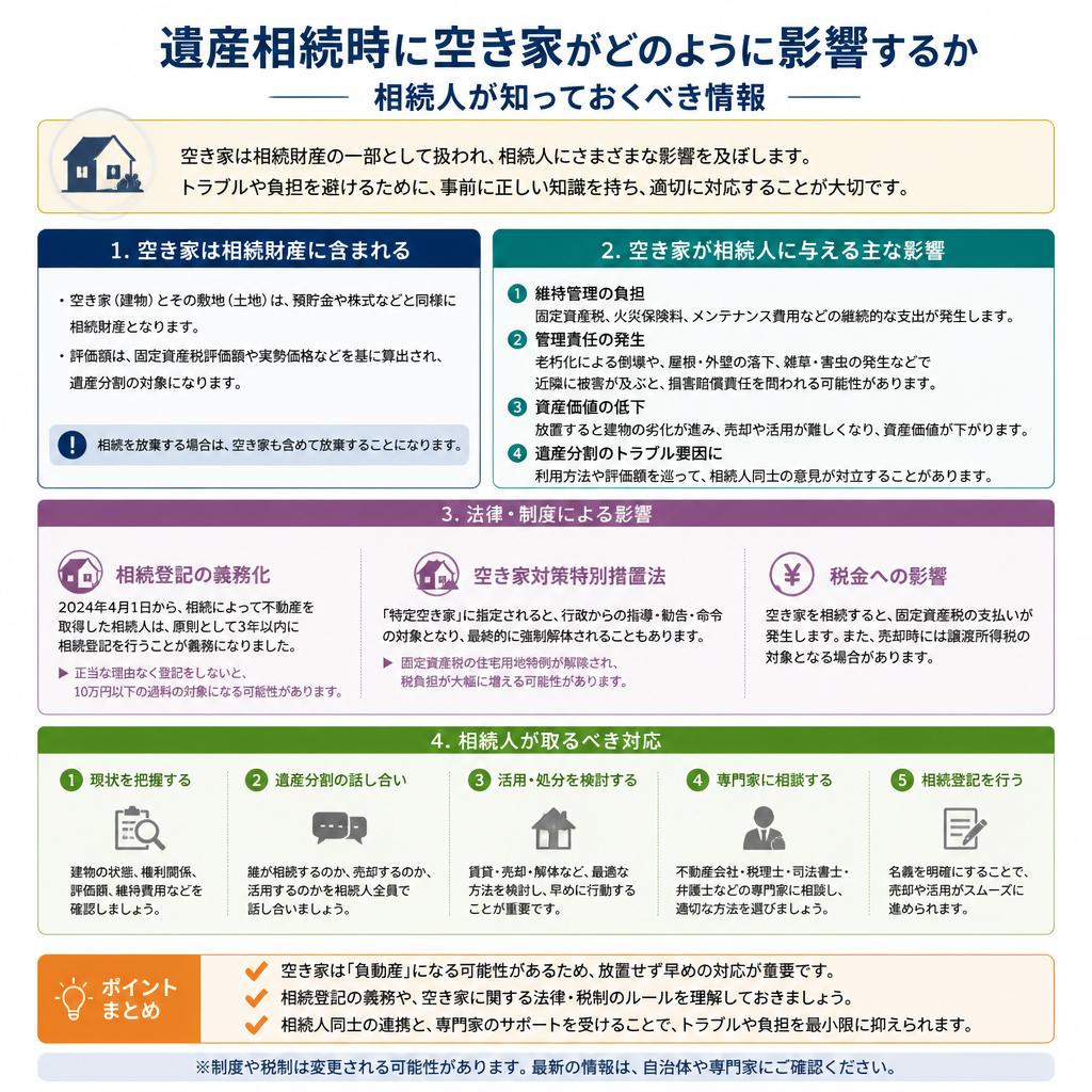 遺産相続と空き家の関係