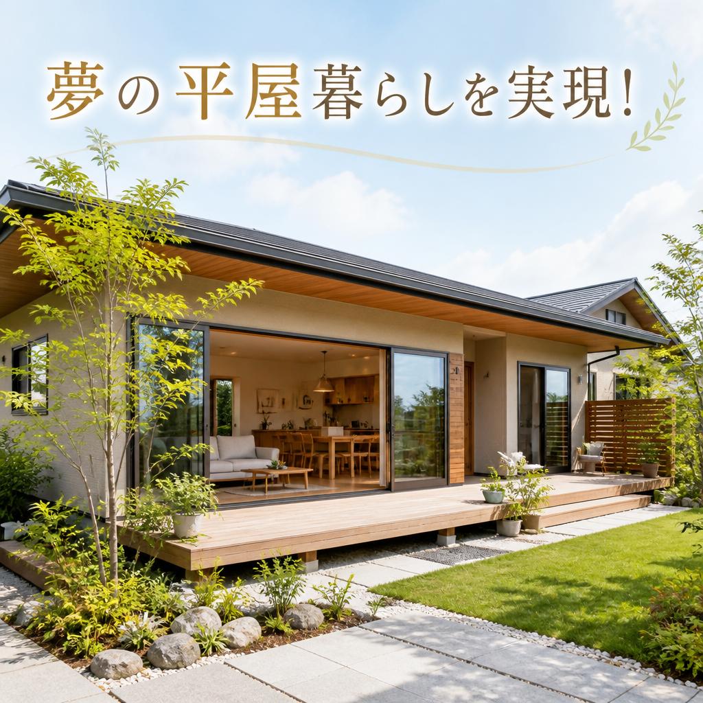 夢の平屋暮らしを実現！