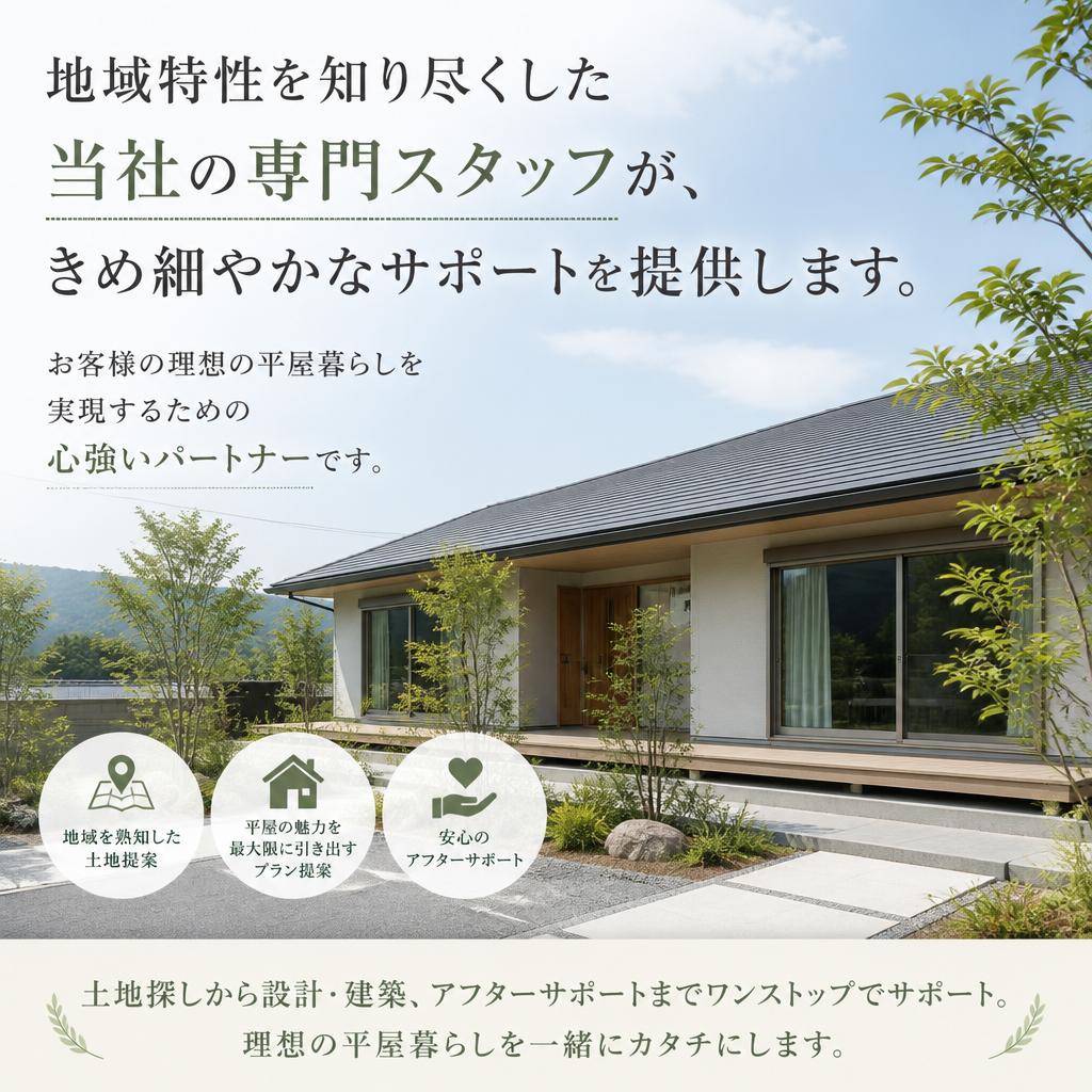 地域密着型のサポート