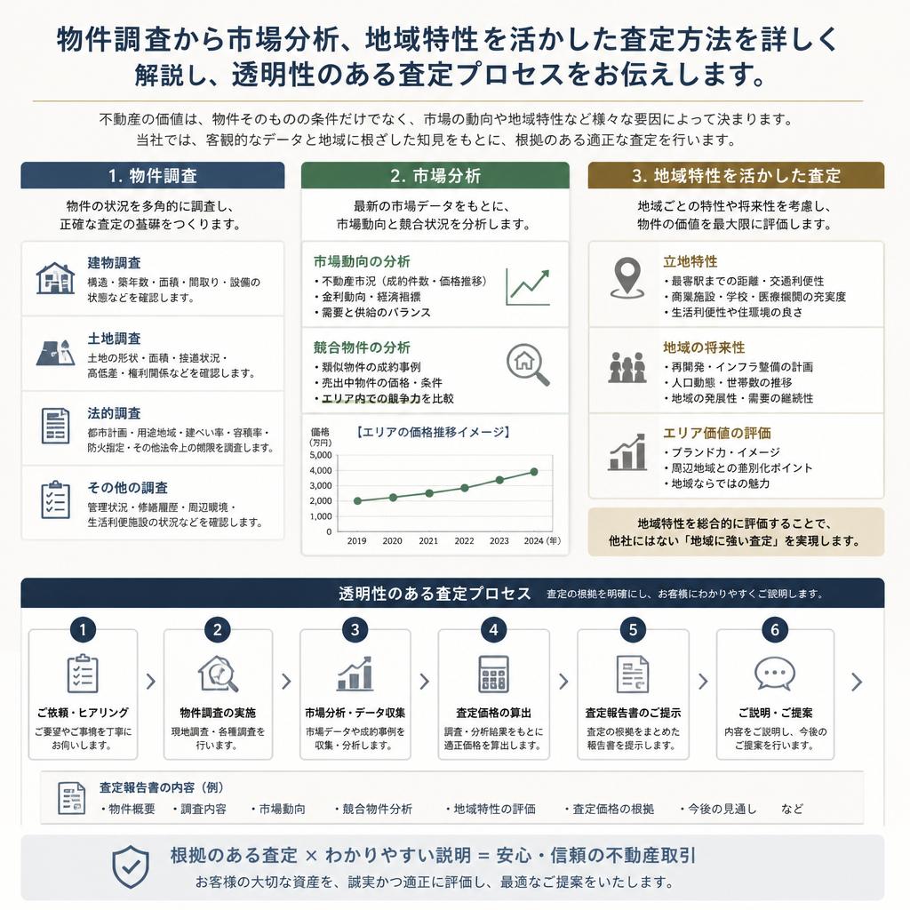 正確な価格査定のプロセス