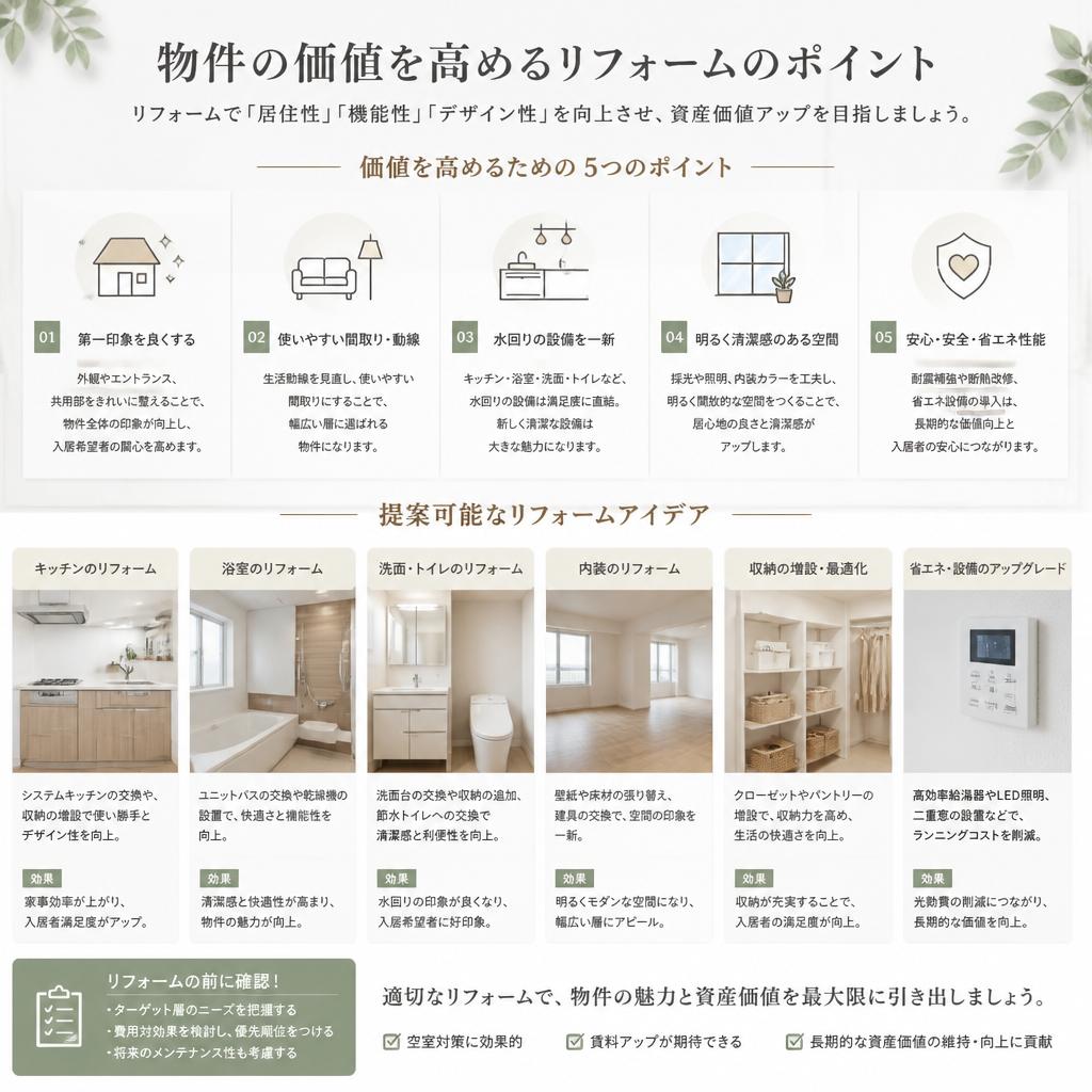 リフォームの重要性と提案