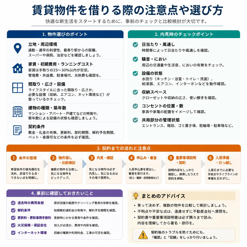 賃貸物件の選び方