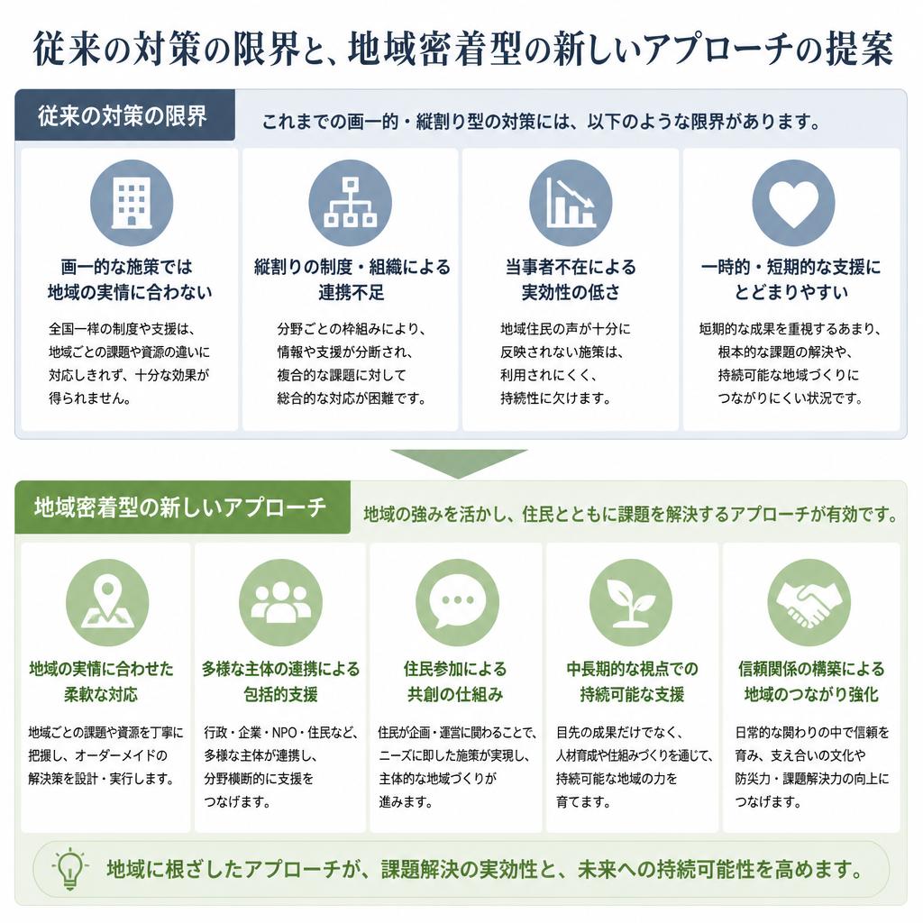 新しいアプローチの必要性