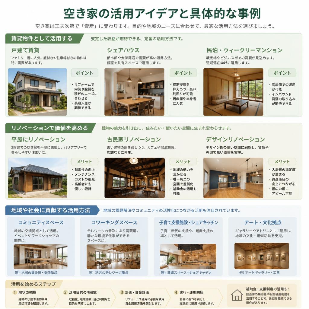 空き家の活用方法