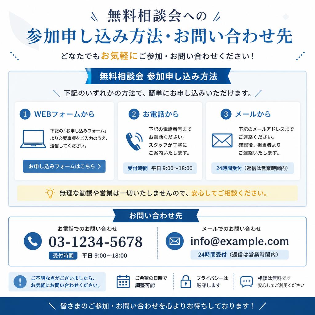 お問い合わせ・参加申し込み