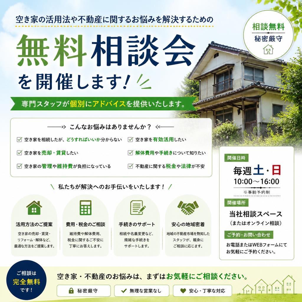 無料相談会のご紹介