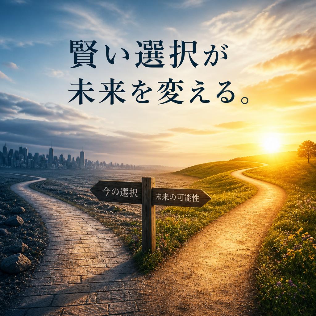 賢い選択が未来を変える。
