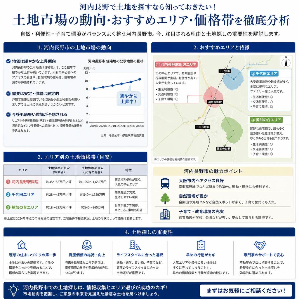 河内長野の土地事情