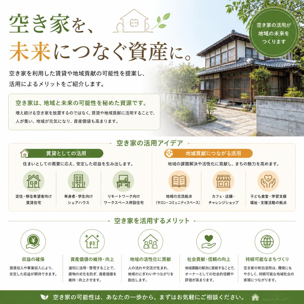 空き家の活用方法