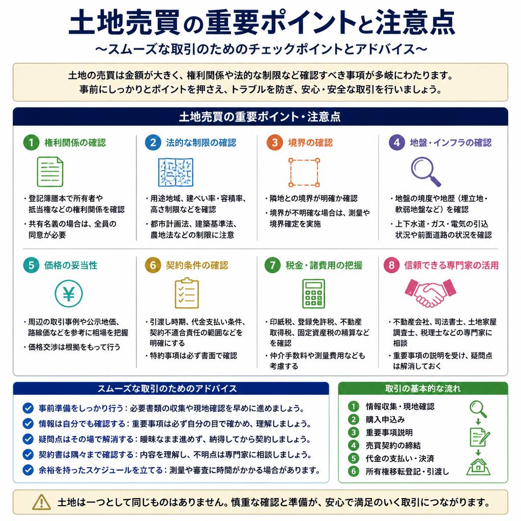 土地売買のポイント