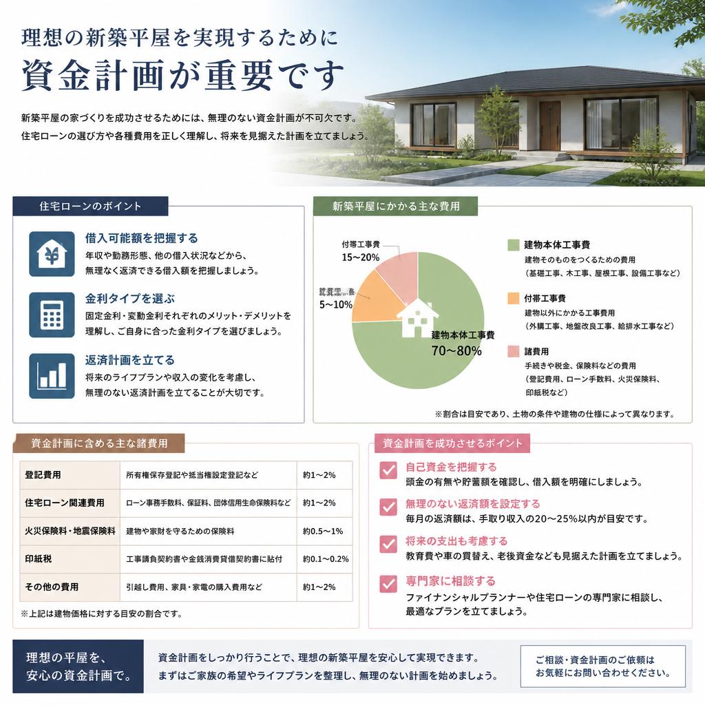 資金計画をしっかりと