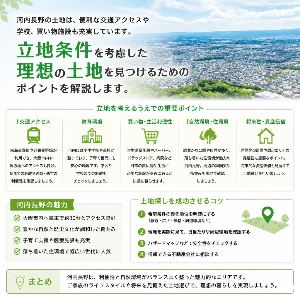 土地探しのポイント