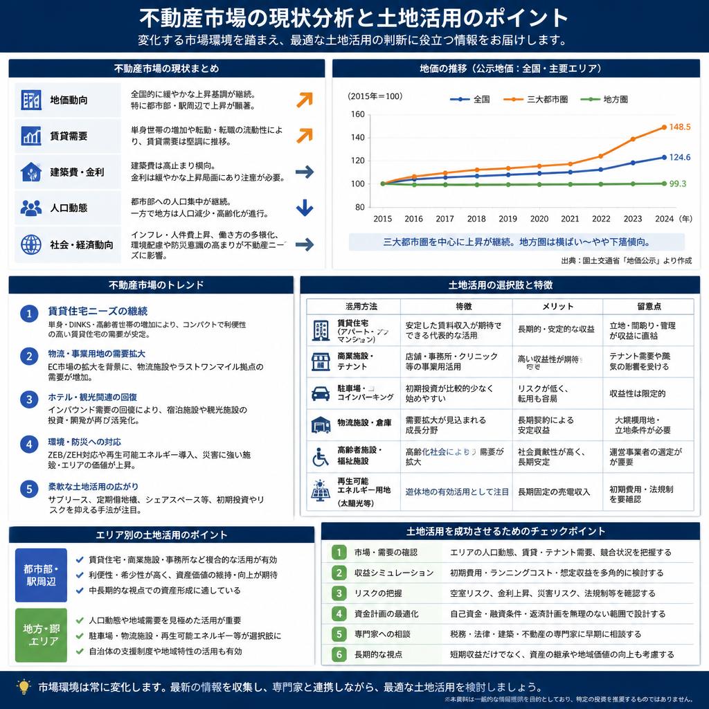 最新の不動産市場動向