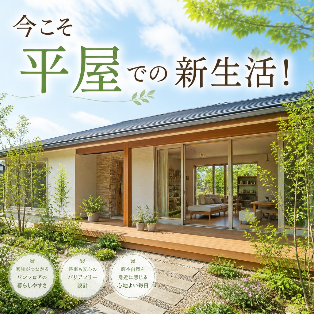 今こそ平屋での新生活！