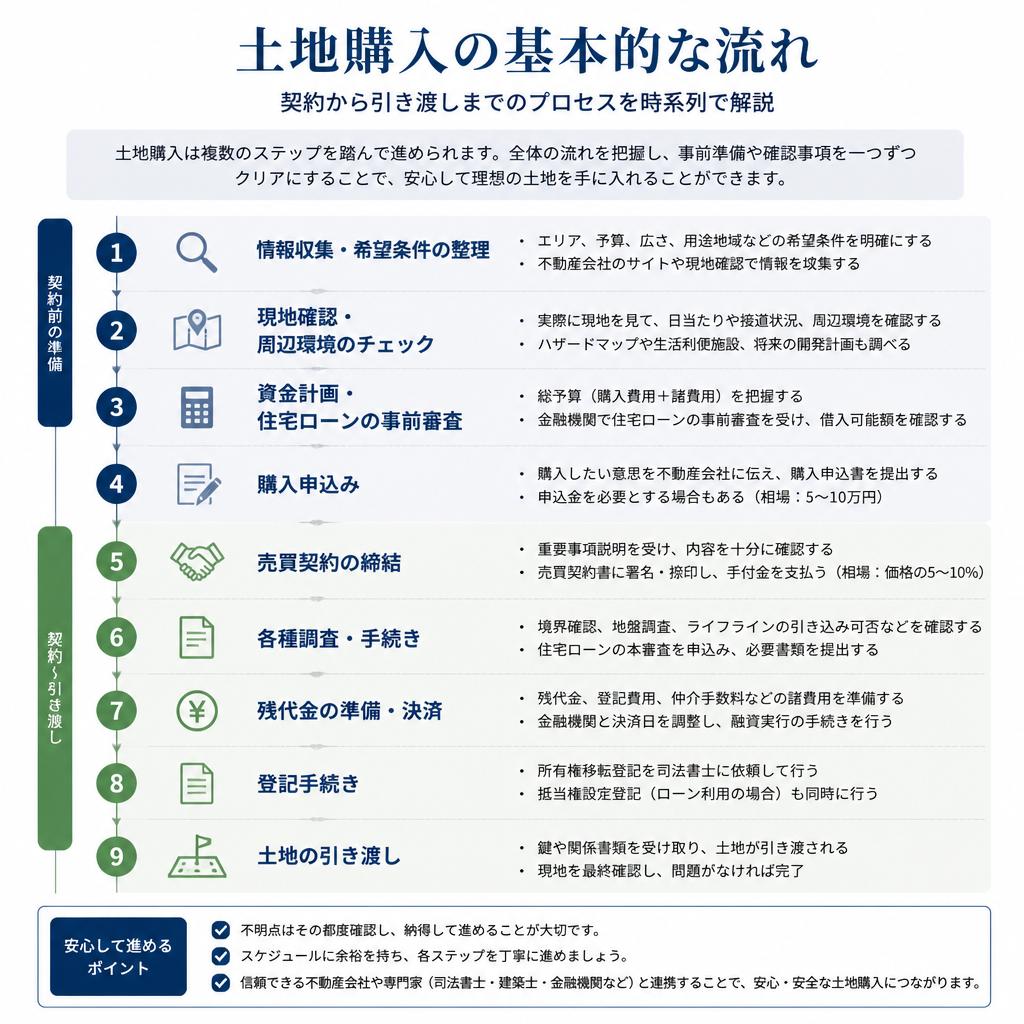 4. 土地購入の流れ