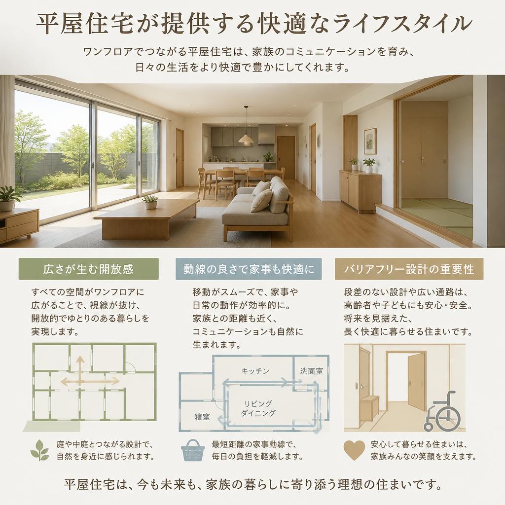 2. 快適な暮らしを実現する平屋の特長