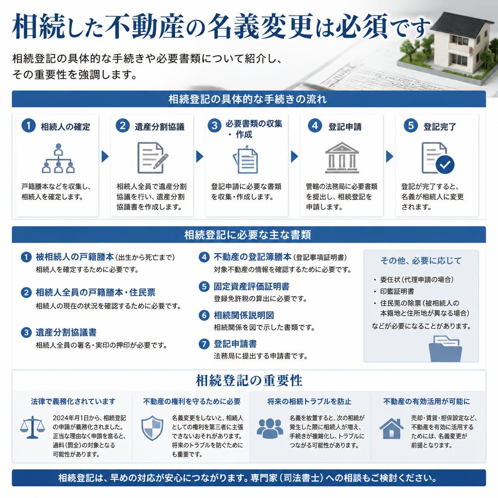 相続登記の手続きとその重要性