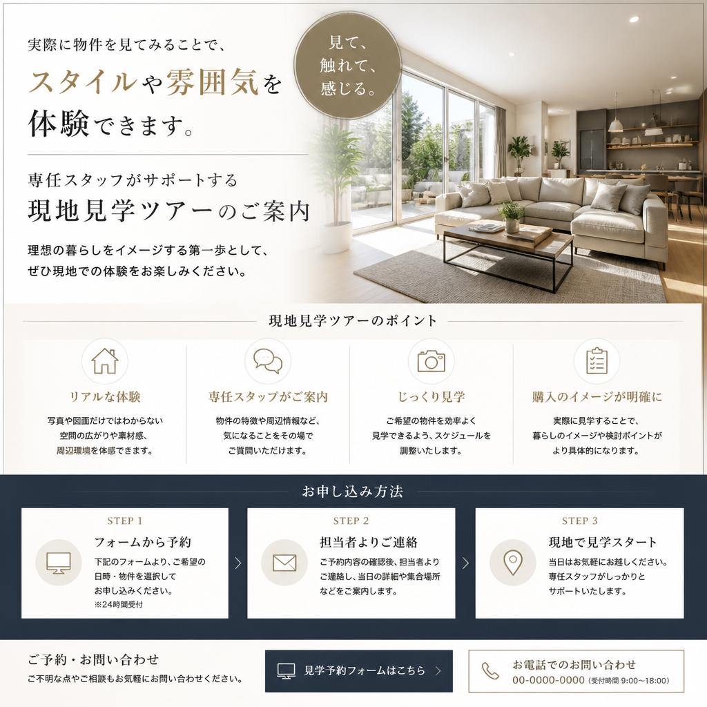 現地見学のご案内