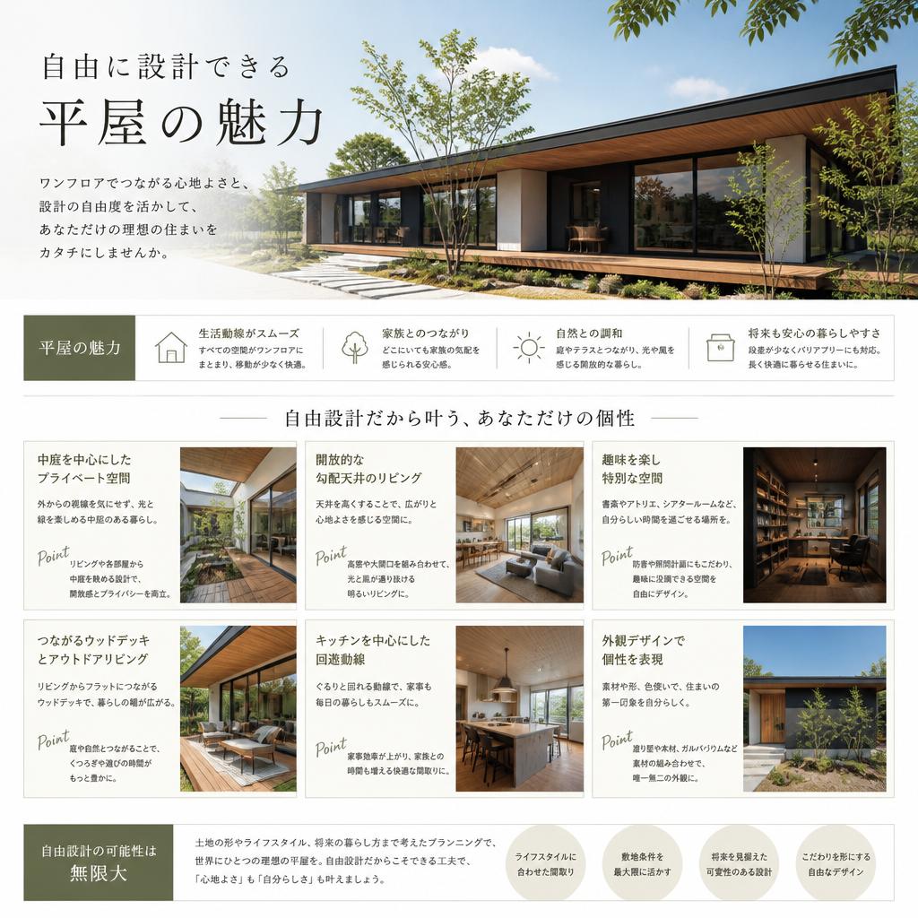 自分だけの平屋をデザイン