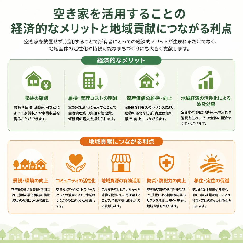 空き家活用のメリット