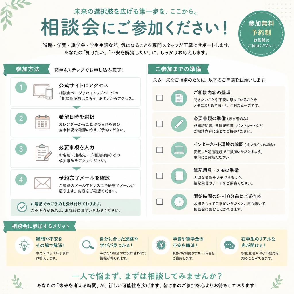 お問い合わせ・相談の流れ