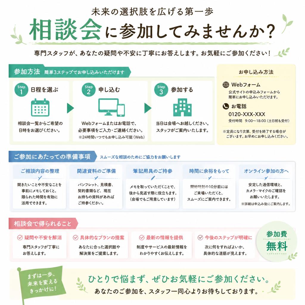 お問い合わせ・相談の流れ
