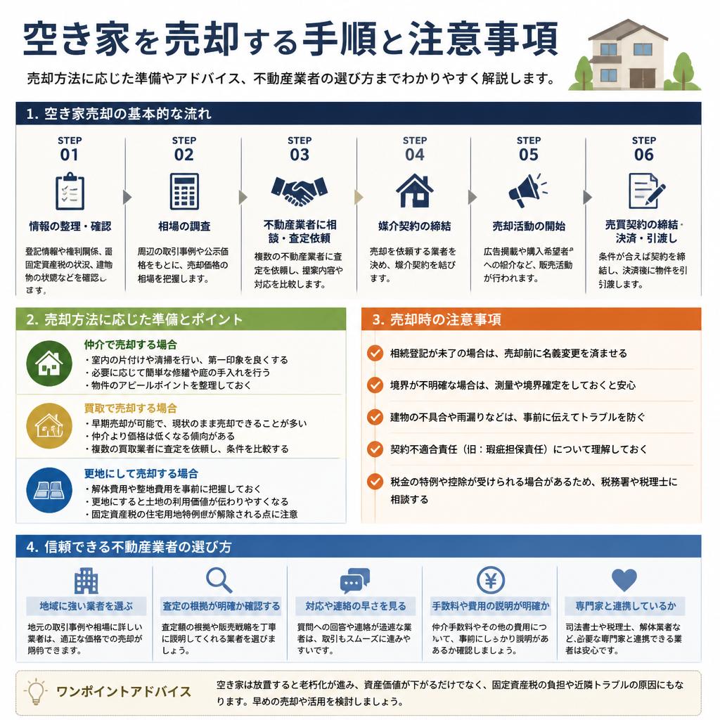 空き家を売却する方法