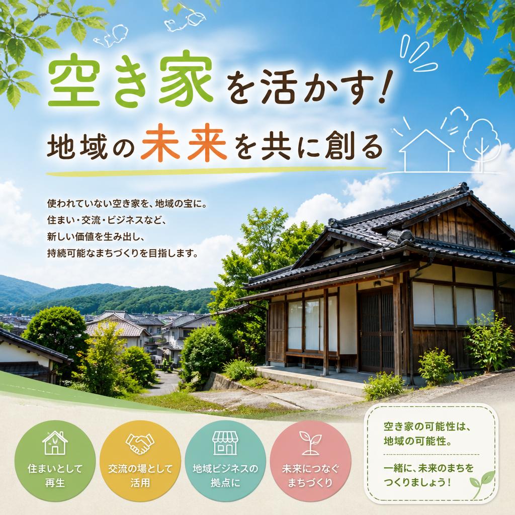 空き家を活かす！地域の未来を共に創る