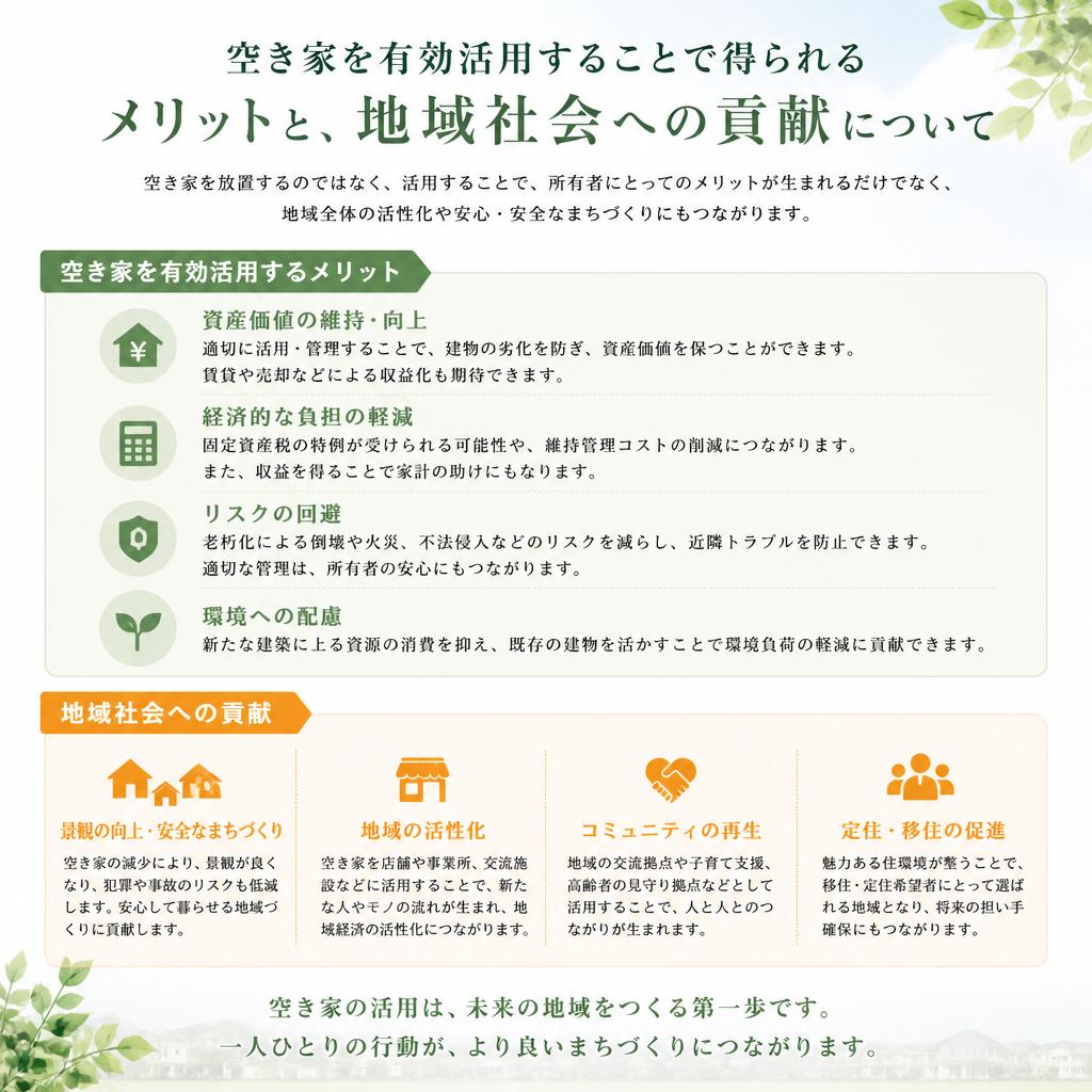 空き家を活用する意義