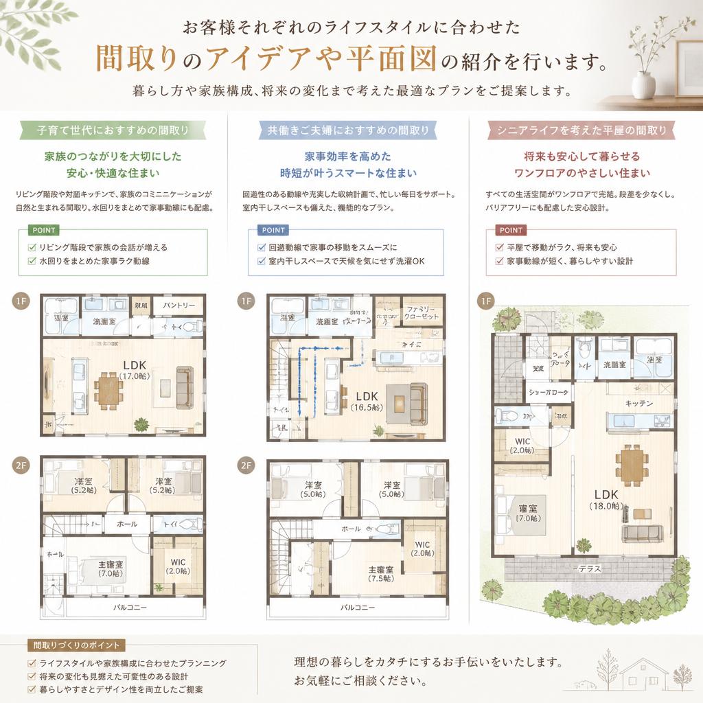 4. 理想的な間取りの提案