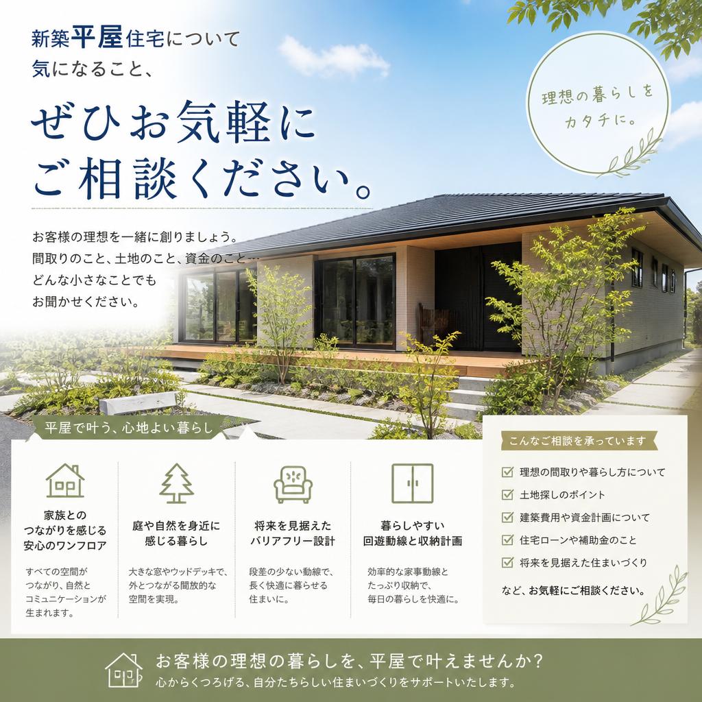 まずはお気軽に相談を！