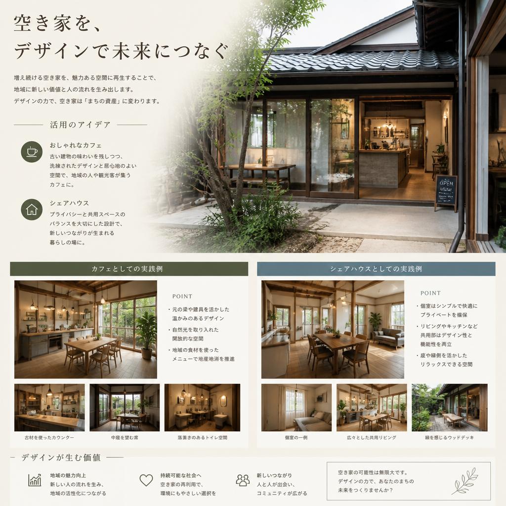 デザイン性を重視した空き家活用法