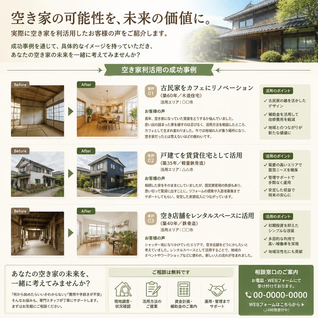 お客様の声と成功事例