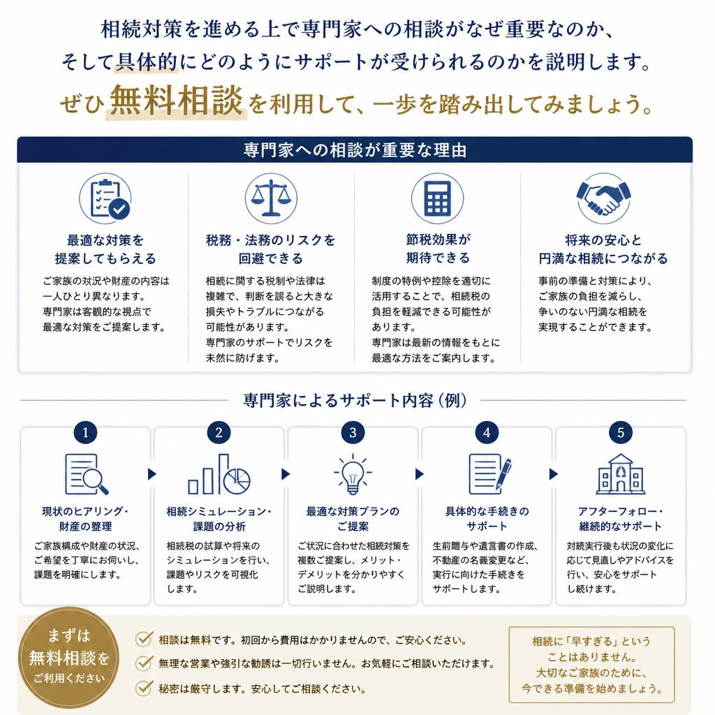 7. 専門家への相談で安心を