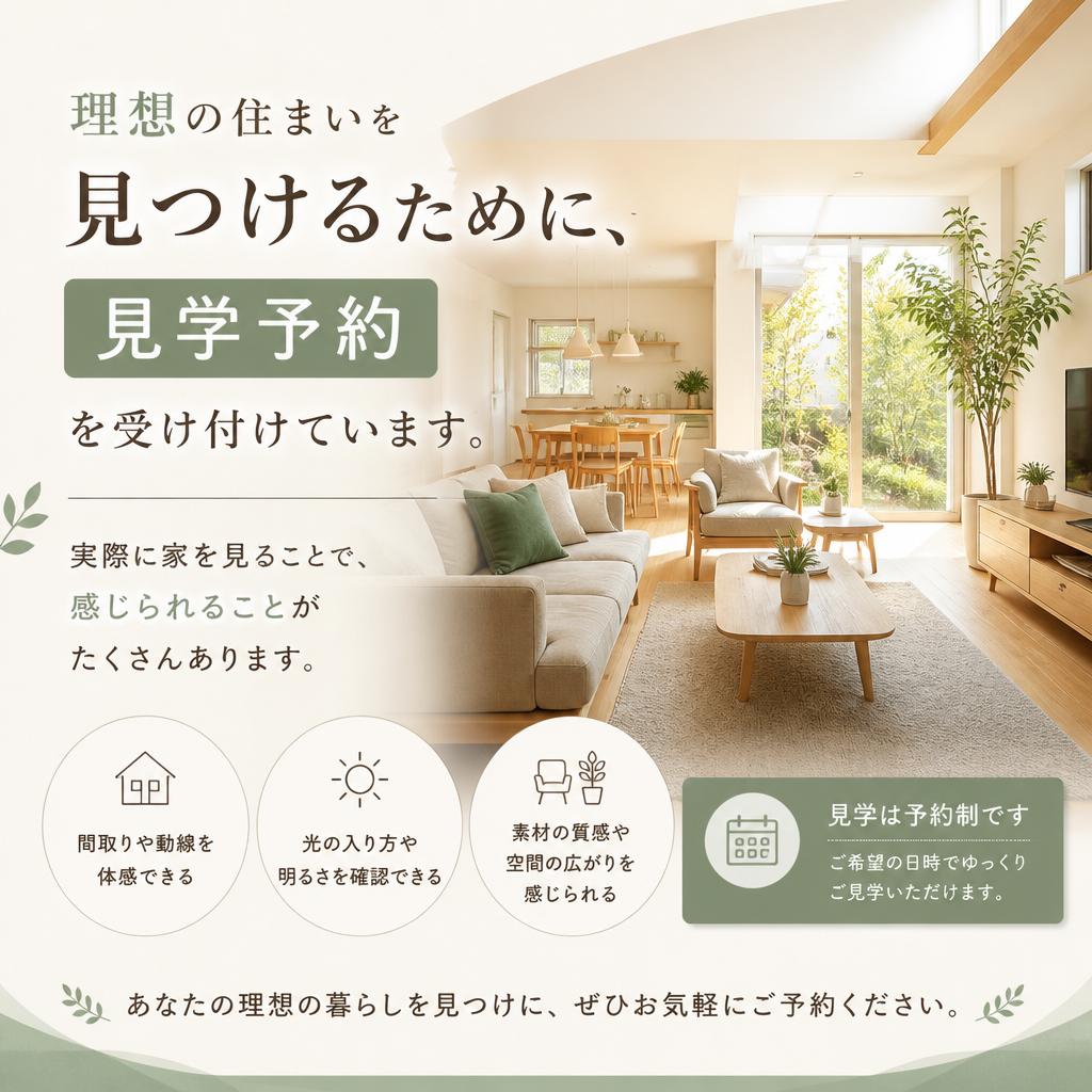 実際に体験！見学予約のご案内