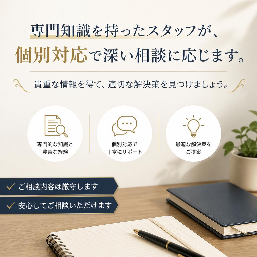 相談会の魅力とは？