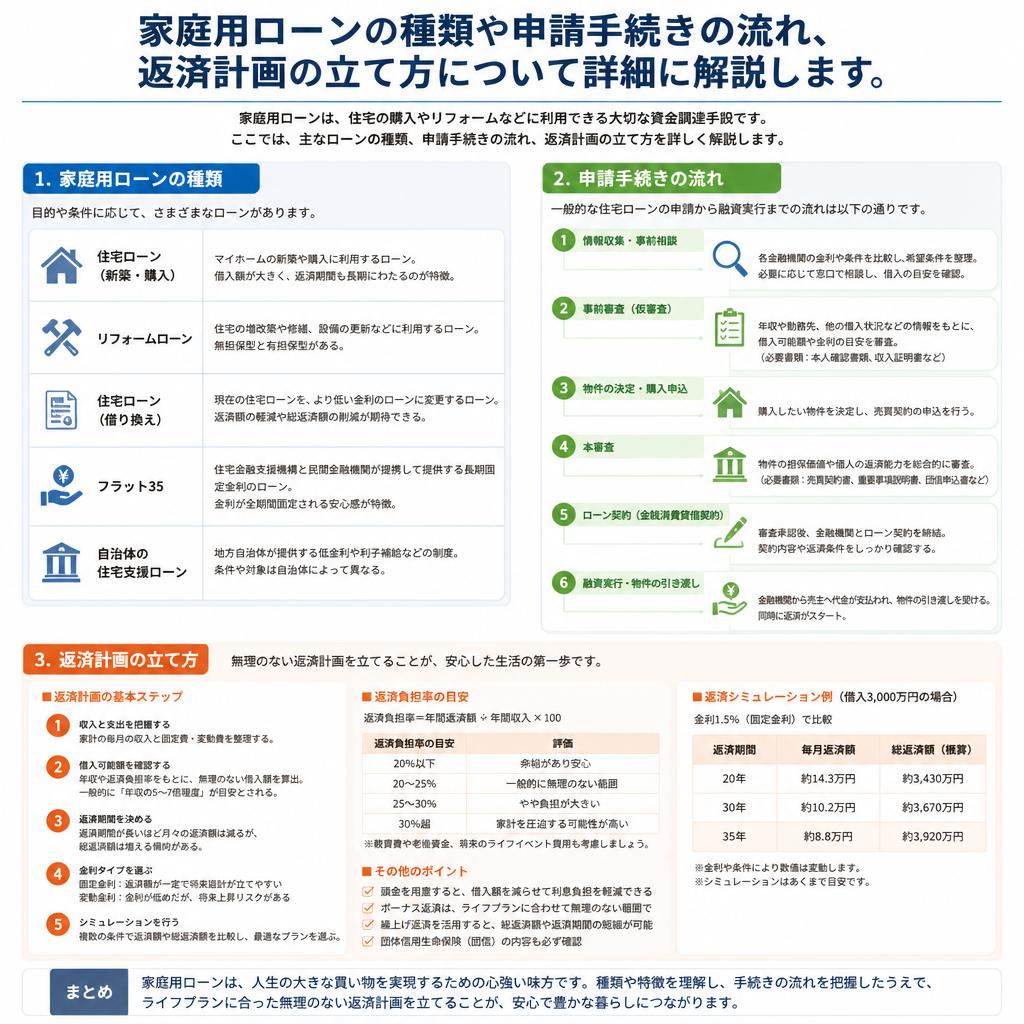 4. 家庭用ローンの活用法
