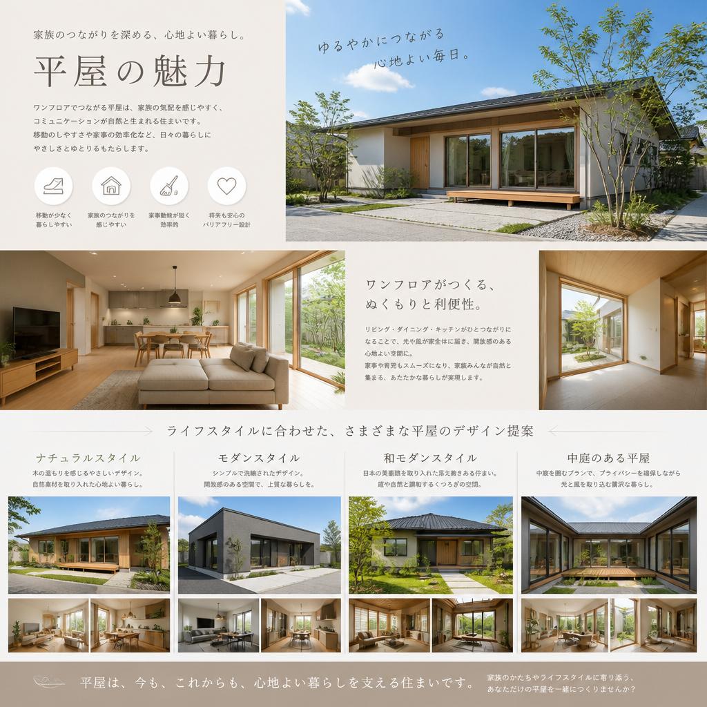 理想の平屋の形とは