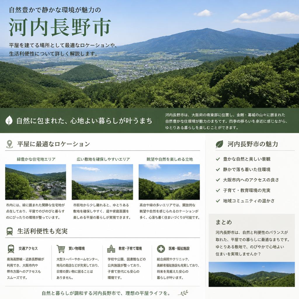 河内長野市の魅力