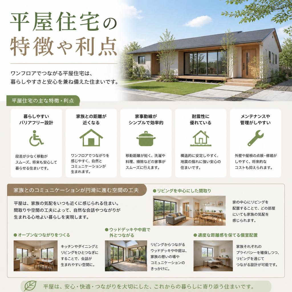 理想の平屋住宅の魅力