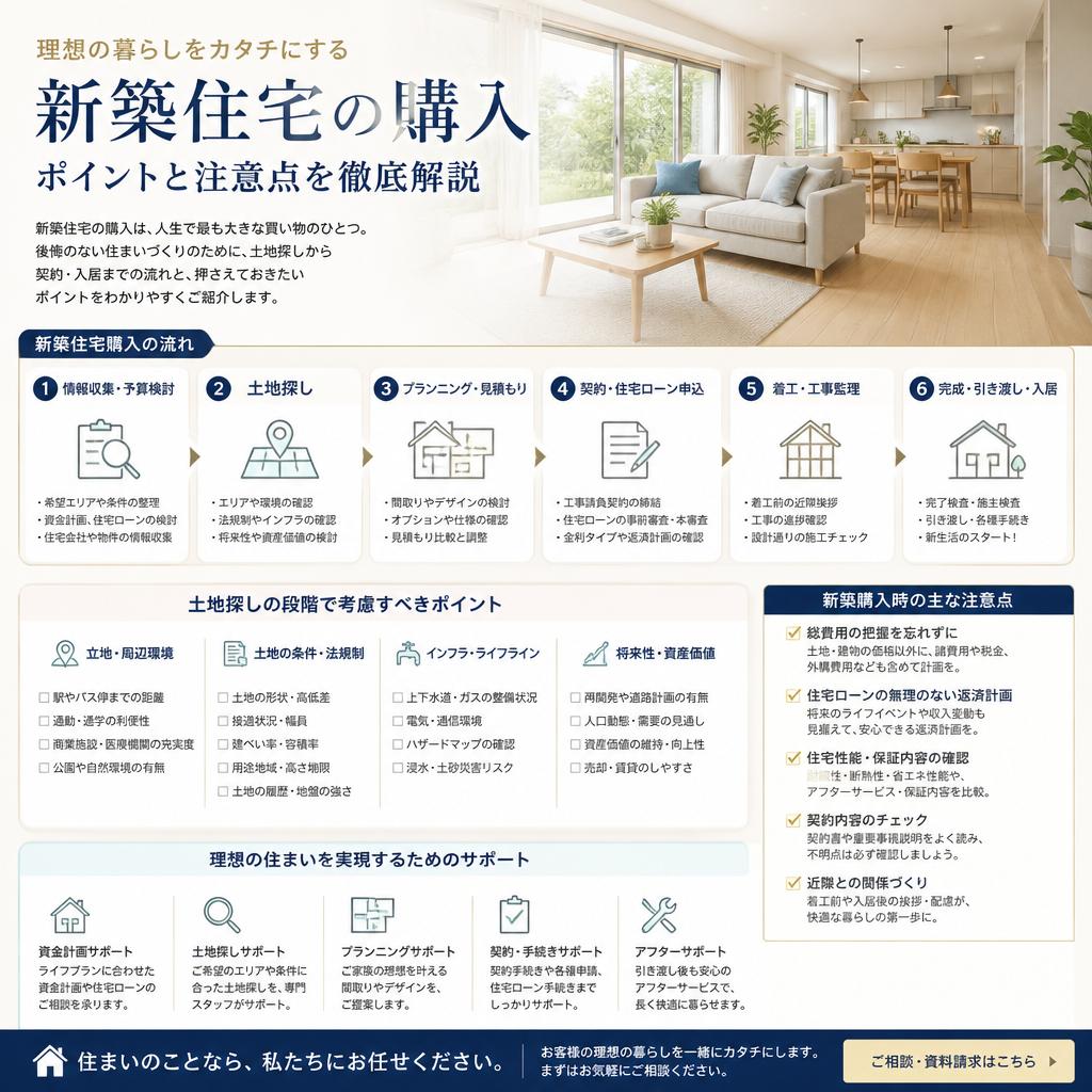 新築住宅の選び方