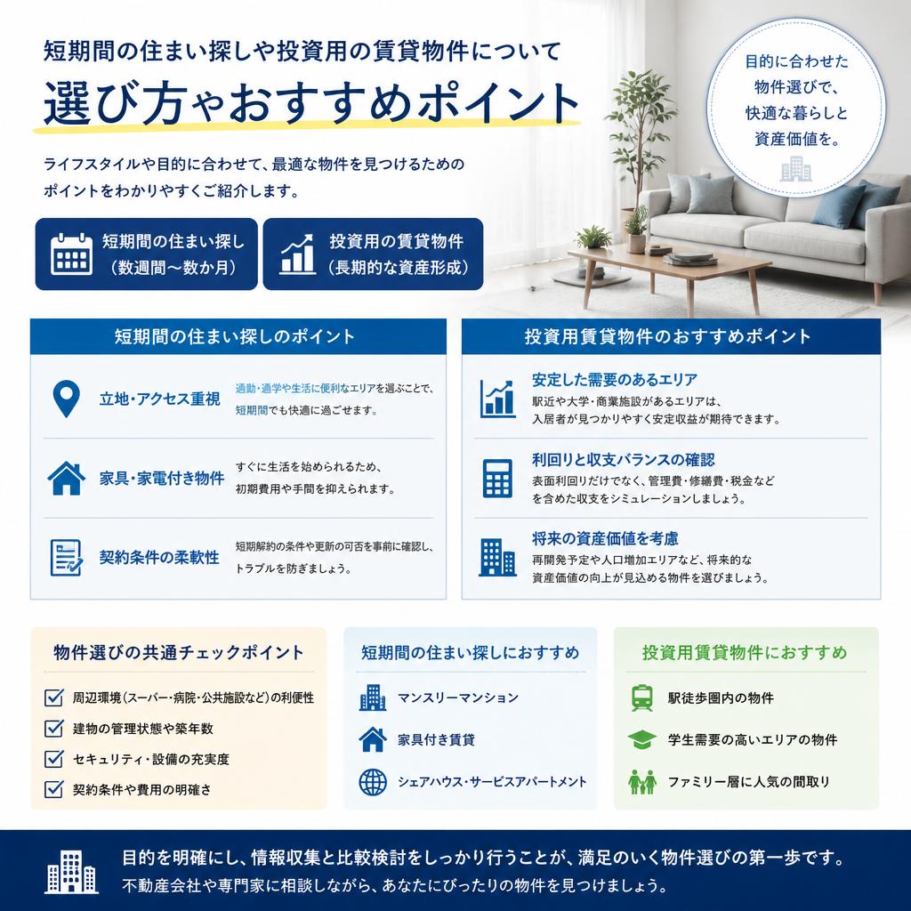 賃貸物件の選び方