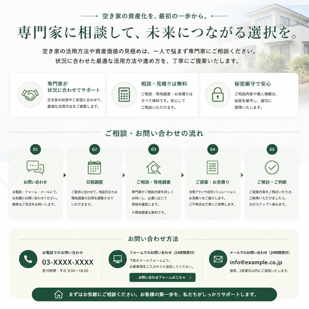 今すぐ相談しよう！