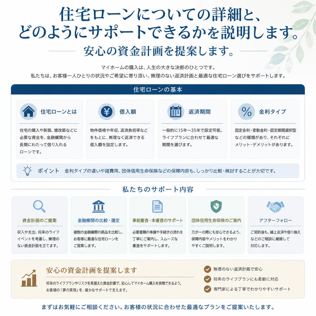 4. 住宅ローンのご提案