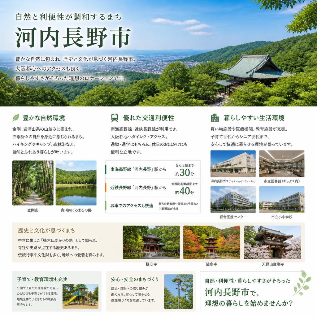河内長野の魅力