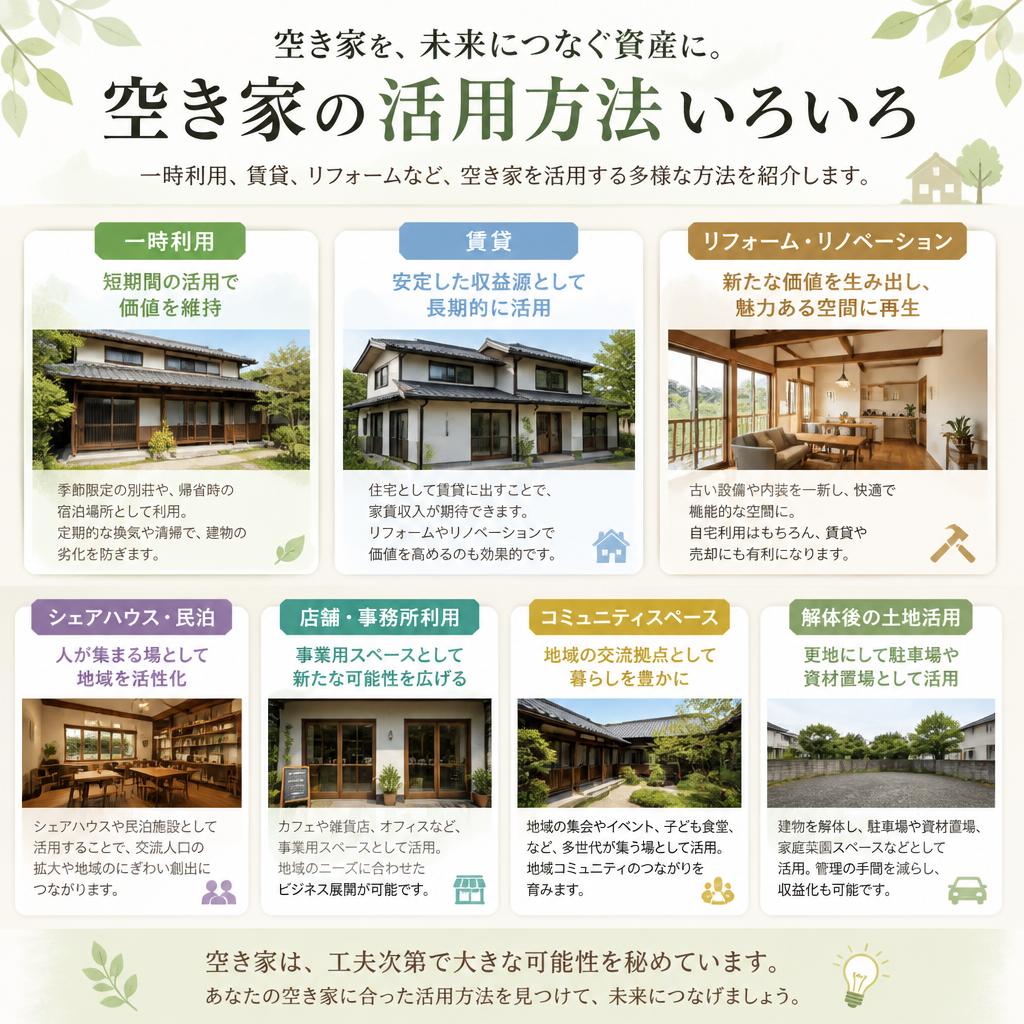 空き家の活用方法
