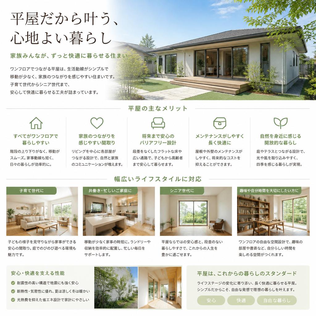 平屋の魅力