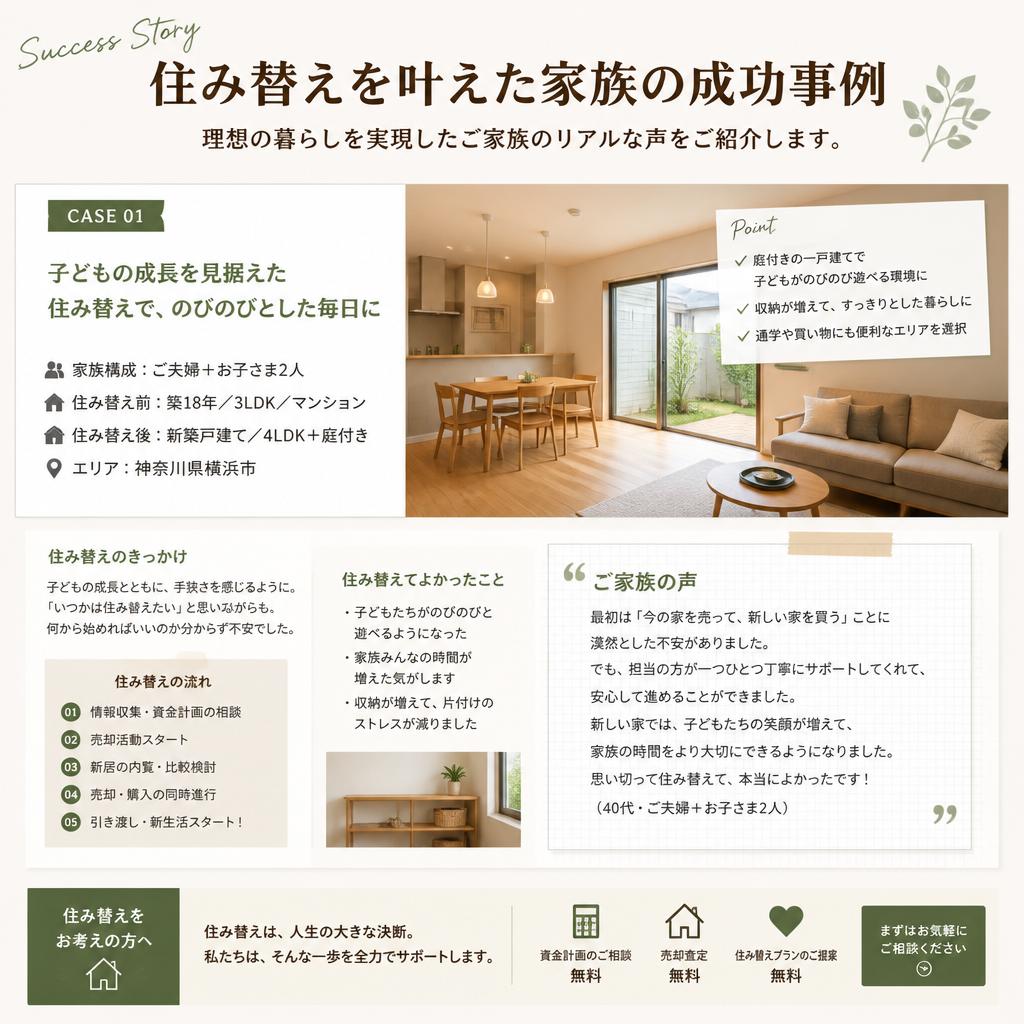 住み替えの成功物語